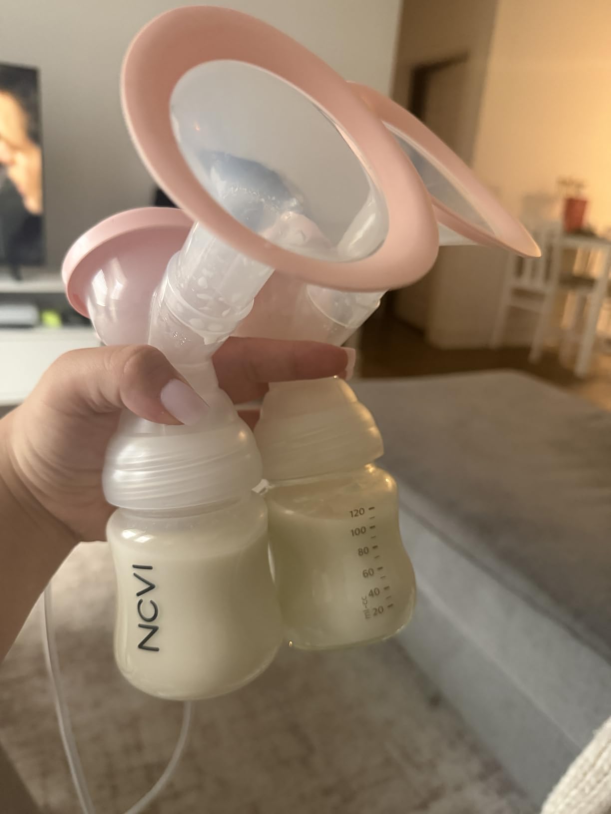 NCVI Electric Breast Pump 8782, Portable Hospital-Grade Double Pump customer photo 1