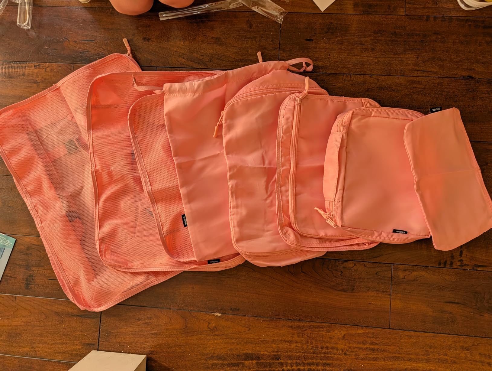 BAGAIL 8 Set Packing Cubes Luggage Packing Organizers for Travel Accessories-Cream customer photo 1