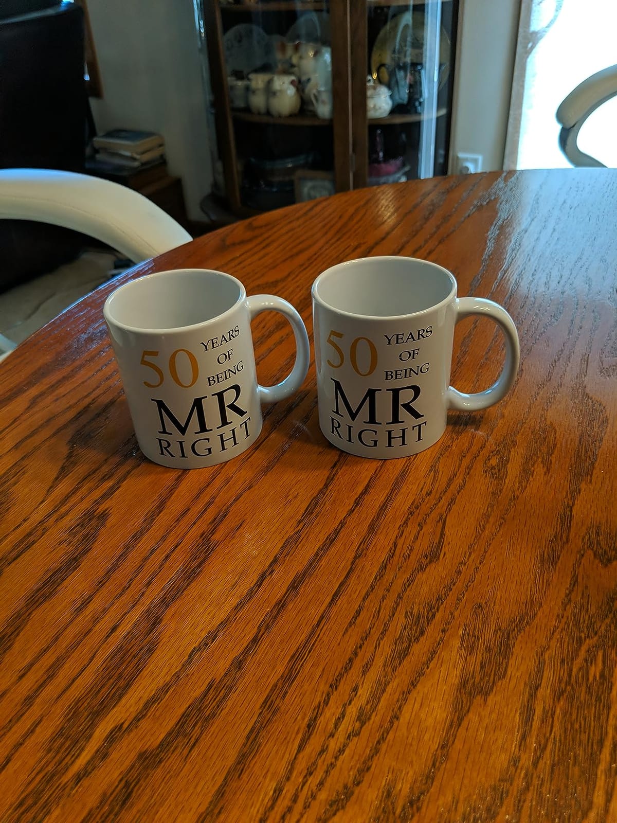 Kwieema 50th Wedding Anniversary for Couples, Golden 50th Anniversary for Parents, 50th Wedding Anniversary Coffee Mugs Grandparents Couples Mugs 50 Year Parents Anniversary Mug customer photo 2