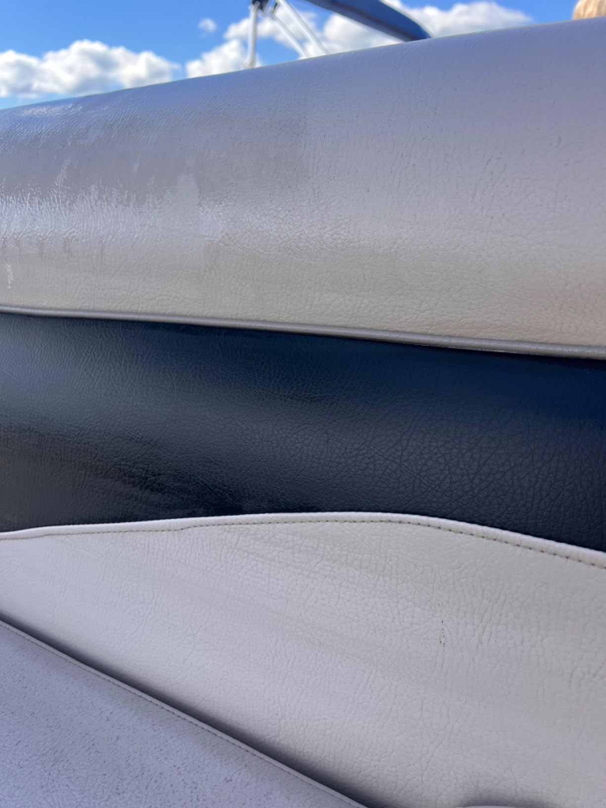 SandShark Premium Boat Eraser & Hull Cleaner — Removes Algae, Dirt & Scuffs, Reusable, Safe on Fiberglass, Vinyl & Gelcoat. customer photo 2