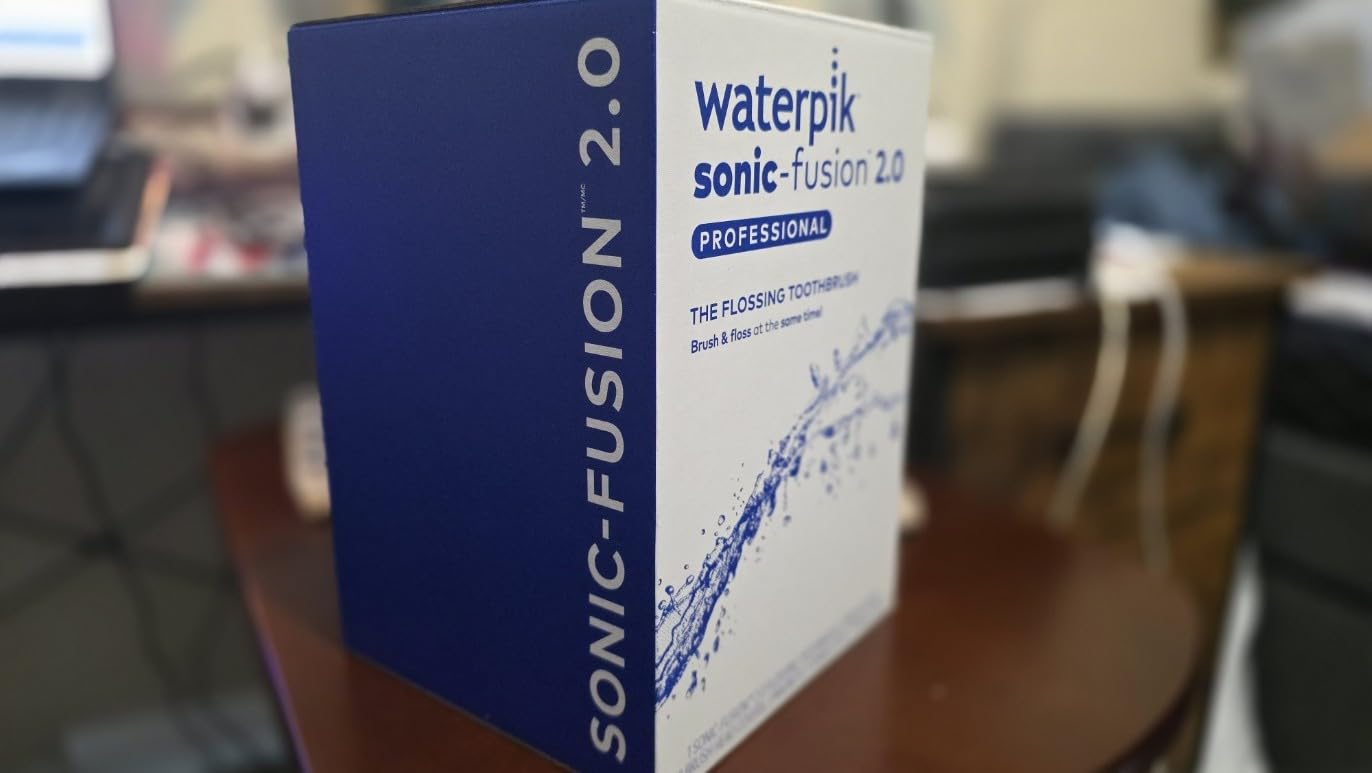 Waterpik Sonic-Fusion Flossing Electric Toothbrush Water Flosser, Black | 2-in-1 Combo with 3 Modes for Daily Gum Health & Cleaning Teeth, Braces, Implants, ADA Accepted, SF-04 Packaging May Vary customer photo 2