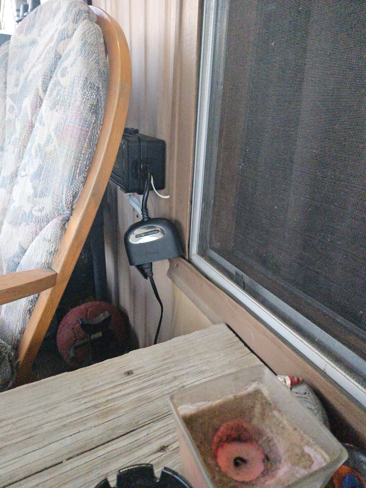Kasa Outdoor Smart Plug, Smart Home Wi-Fi Outlet with 2 Sockets, EP40 customer photo 1