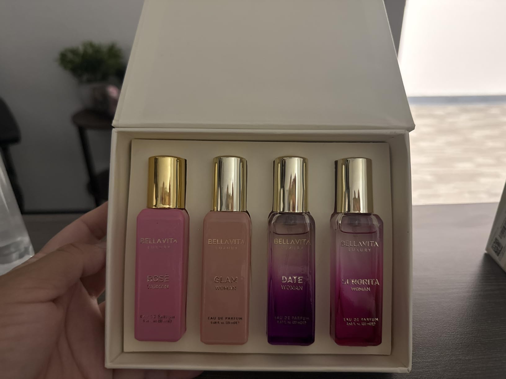 Bellavita Luxury Women's Perfume Gift Set with Rose, Senorita, Date, and Glam | 80ml | Perfume for Women | Pink Pepper, Yuzu and Floral Peach | Long Lasting Fragrance customer photo 1