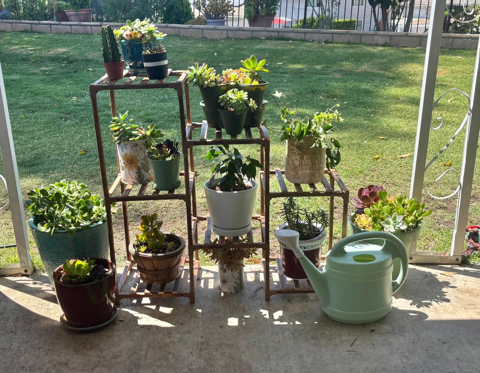 Bamworld Plant Stand Indoor Plant Shelf Outdoor Wood Plant Rack customer photo 1