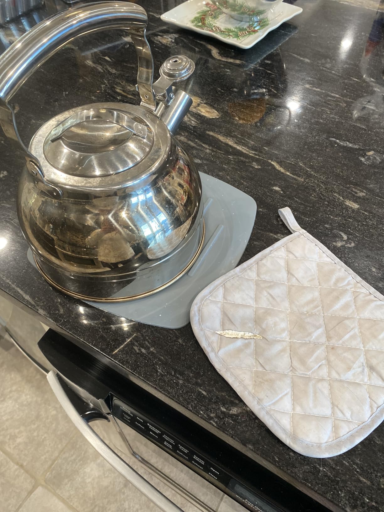 GIPFEL INTERNATIONAL Whistling Tea Kettle Stovetop - Food Grade Stainless Steel Teapot for Stove Top with Ergonomic Handle for Gas, Induction, Electric Stovetops 2.3 Quart customer photo 1