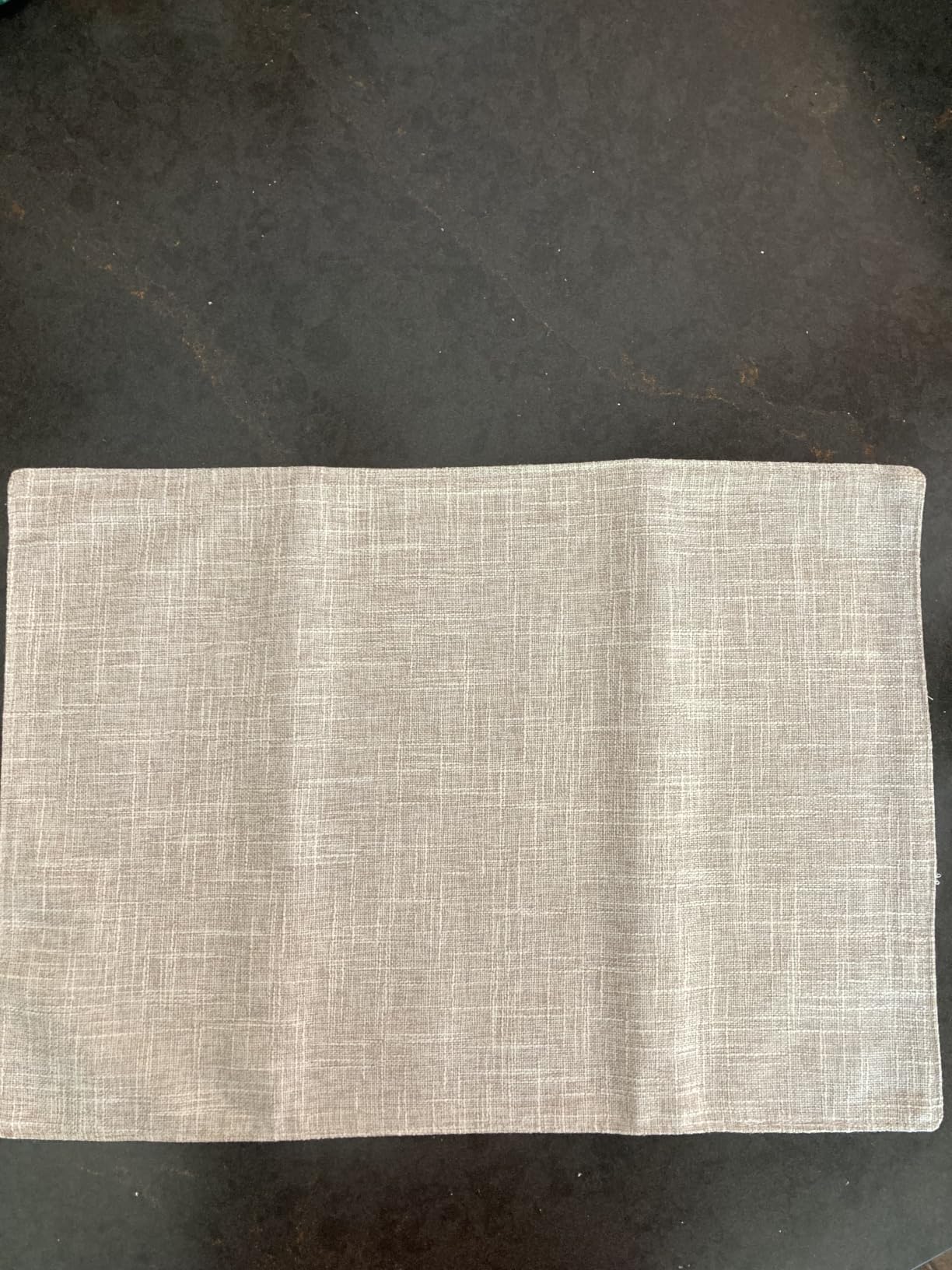 homing Faux Cotton Linen Placemats Set of 6, Cloth Dining Table Mats customer photo 1