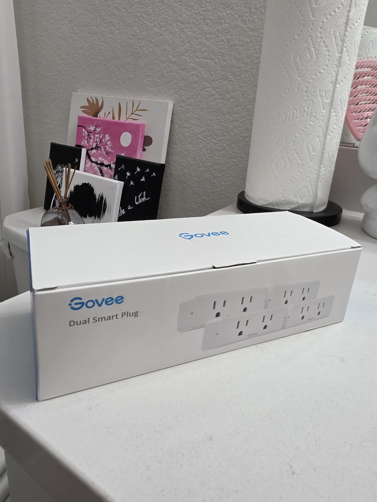 Govee Dual Smart Plug 4 Pack, 15A WiFi Bluetooth Outlet, 2-in-1 Design customer photo 2