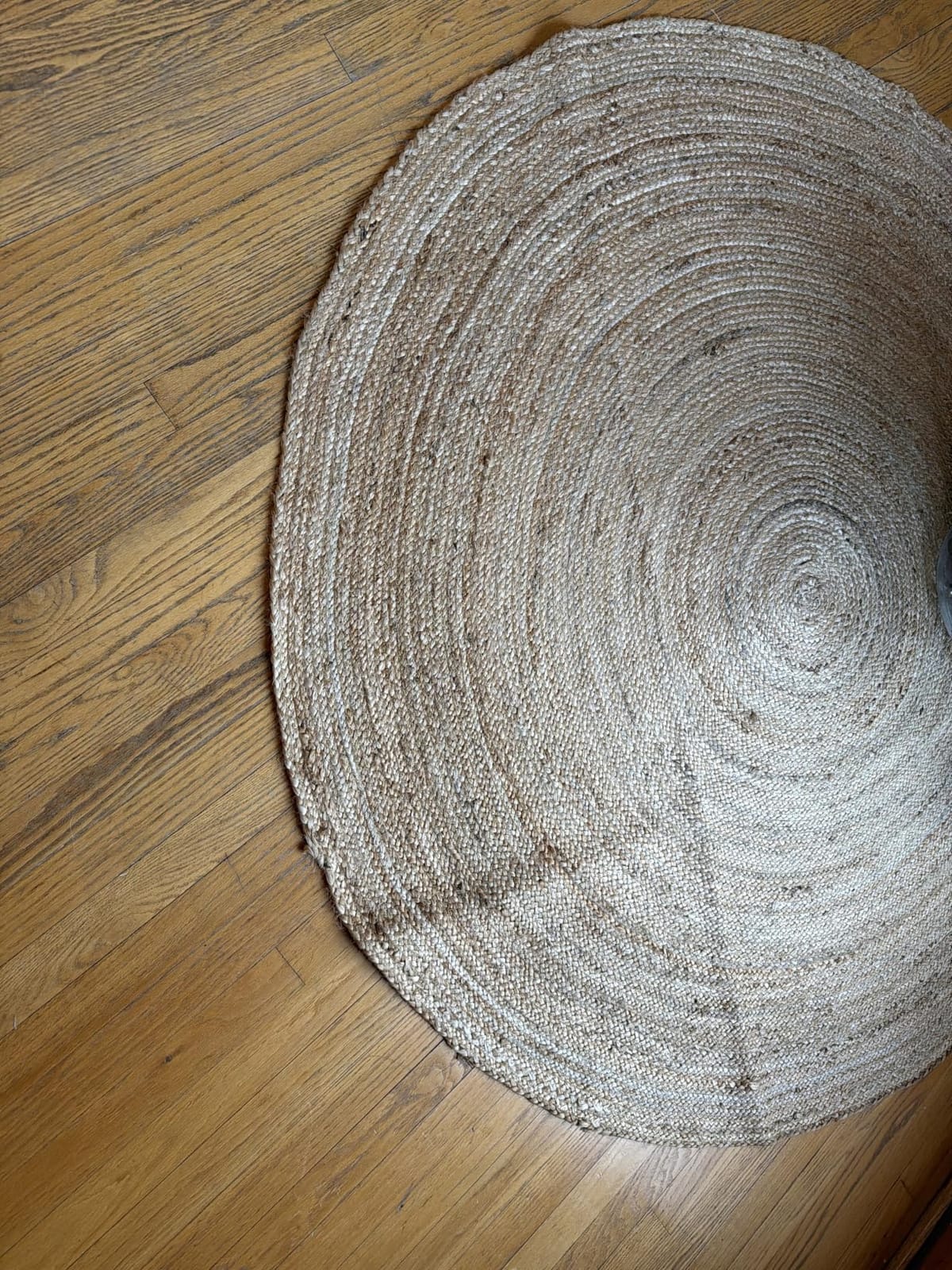 Hausattire Jute Braided Woven Kitchen Rug 2x3 Feet - Natural customer photo 1