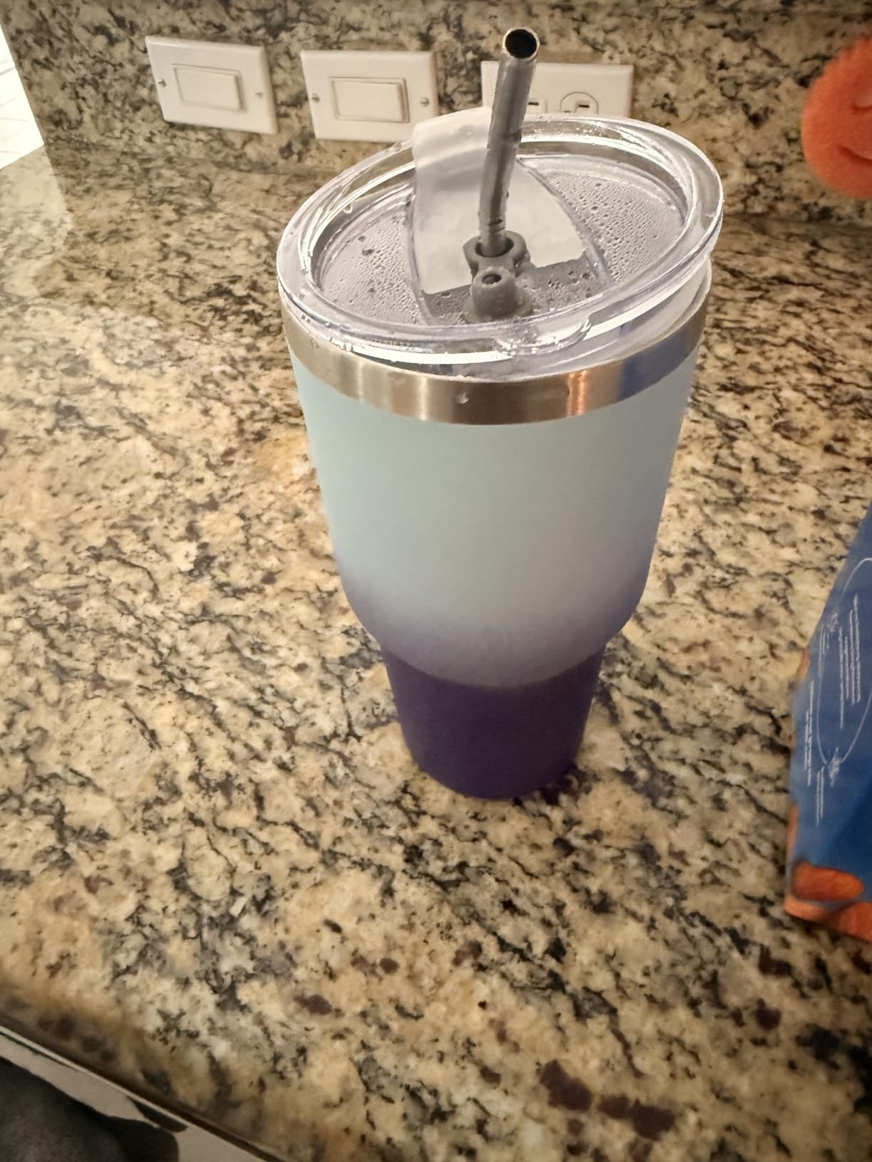 BJPKPK 20 oz Coffee Tumbler with Lid & Straw, Insulated Stainless Steel Mug customer photo 2