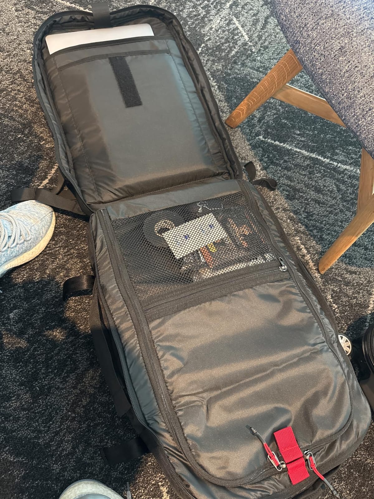 tomtoc Travel Backpack 40L, TSA Carry On Bag Flight Approved, PFAS Free customer photo 1