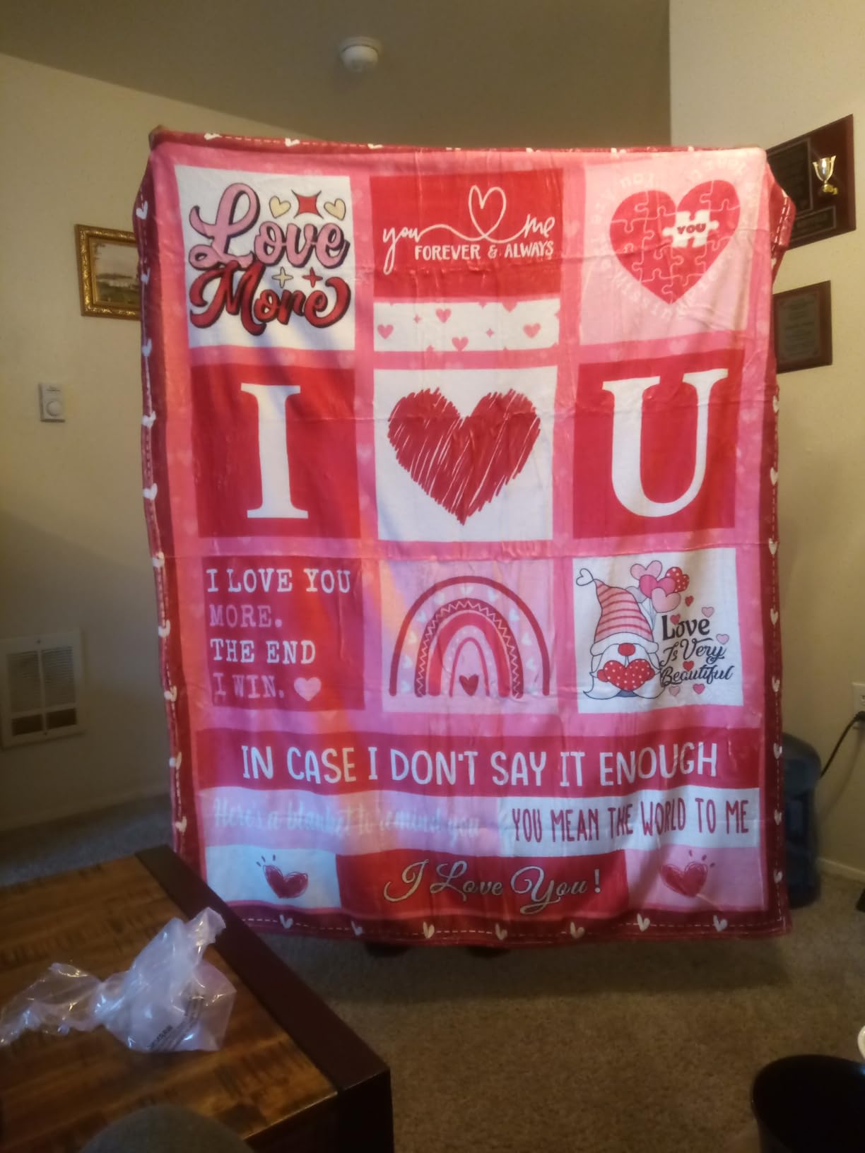 CENSIHER Gift for Wife from Husband, Anniversary Blanket Gifts for Women | to My Wife Birthday Christmas Valentine's Mother's Day Blanket, Healing Thoughts Presents for Her customer photo 1