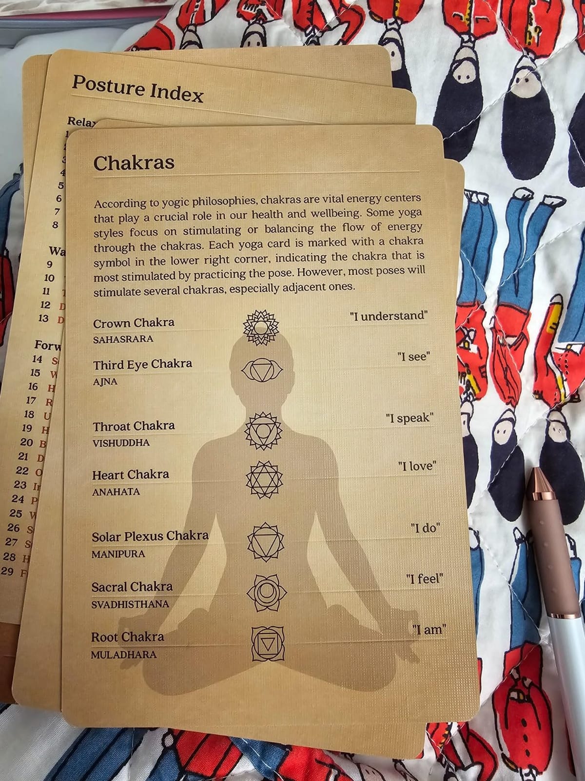 Asana Moon Premium Yoga Cards – Deck with Over 120 Yoga Poses – Yoga Sequencing Deck with Yoga Cues and Sanskrit Names for Beginners and Teachers – Unique Yoga Gift for Women or Any Yoga Lover customer photo 1