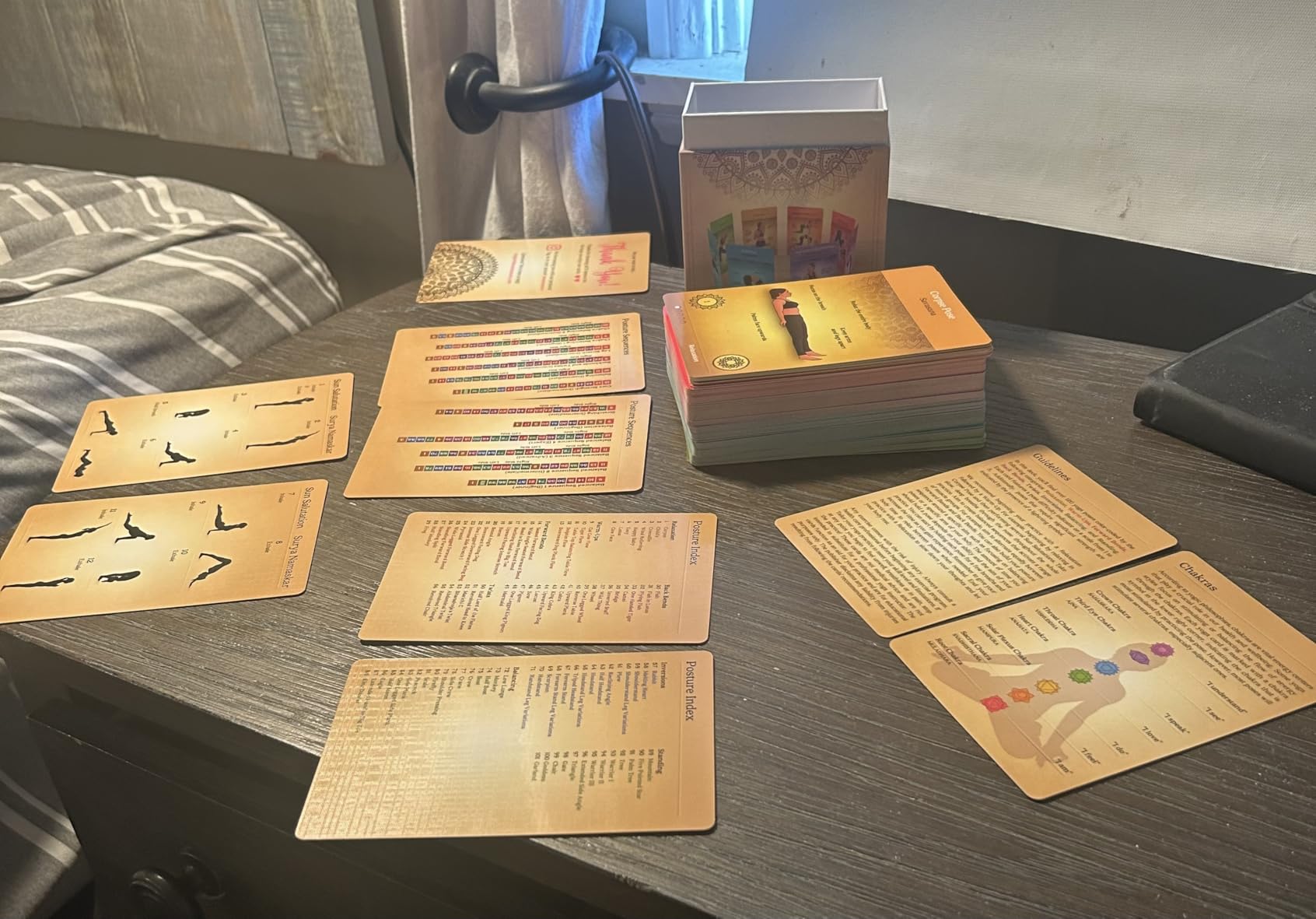 Asana Moon Premium Yoga Cards – Deck with Over 120 Yoga Poses – Yoga Sequencing Deck with Yoga Cues and Sanskrit Names for Beginners and Teachers – Unique Yoga Gift for Women or Any Yoga Lover customer photo 2