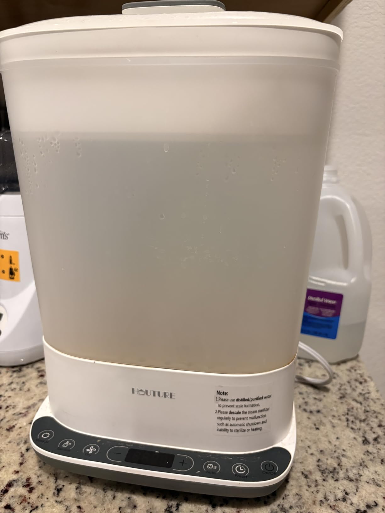 HAUTURE 6-in-1 Baby Bottle Sterilizer and Dryer, Large Capacity customer photo 2