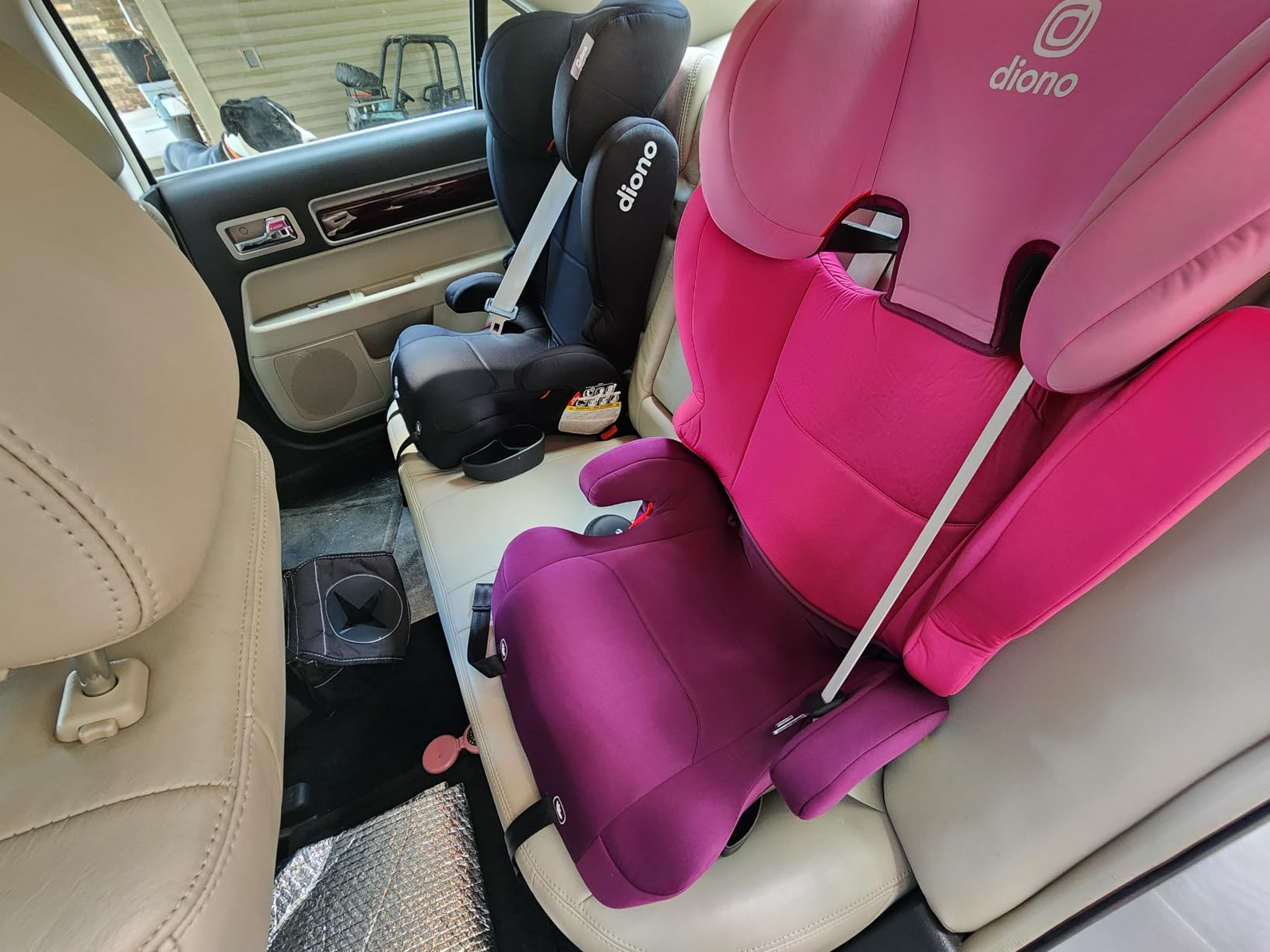 Diono Cambria 2 XL, Dual Latch Connectors, 2-in-1 Belt Positioning Booster Seat, High-Back to Backless Booster, Space and Room to Grow, 7 Headrest Positions, 8 Years 1 Booster Seat, Black customer photo 2