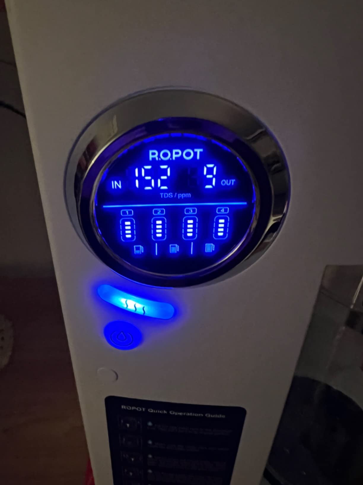 Bluevua RO100ROPOT Countertop Reverse Osmosis Water Filter System customer photo 1