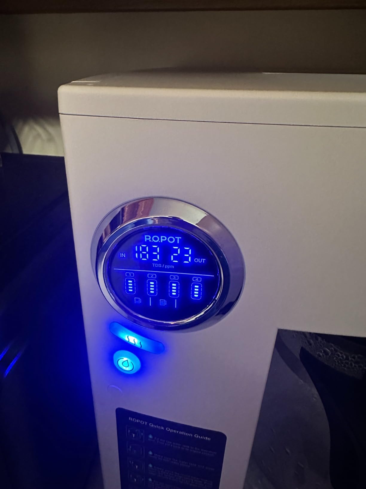 Bluevua RO100ROPOT Countertop Reverse Osmosis Water Filter System customer photo 2