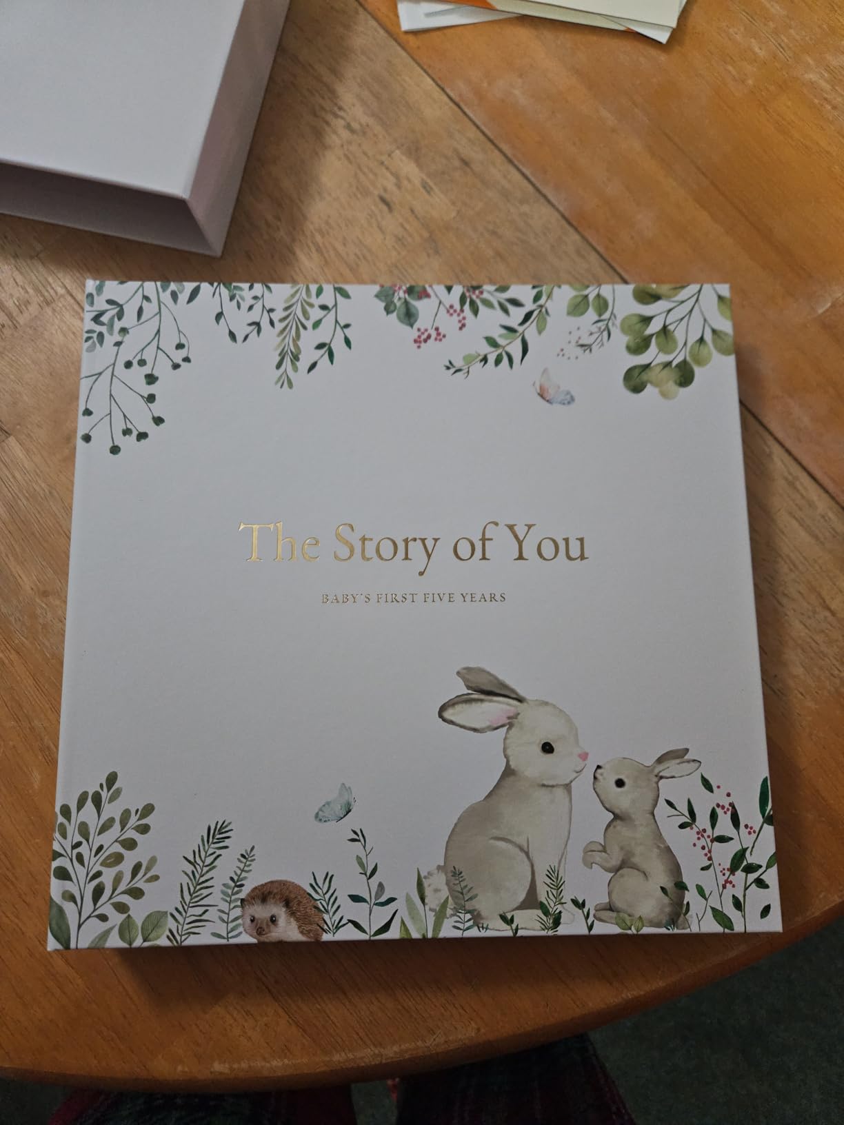 Keepsake Baby Memory Book – Timeless Gender Neutral First 5 Year Baby Book customer photo 2