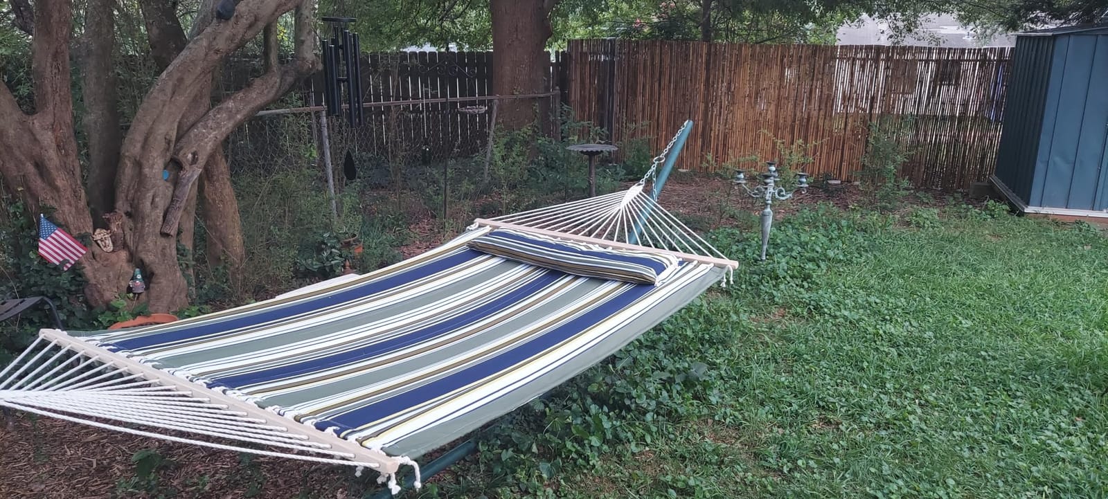 SUNCREAT Heavy Duty 2 Person Hammock for Indoor, Outdoor, Gray customer photo 1