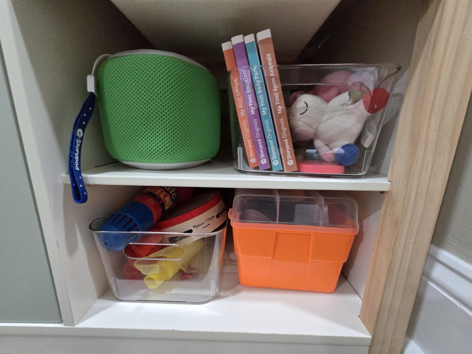 12 PACK Clear Plastic Storage Bins, Kitchen Cabinet Pantry Organizer Bins customer photo 2