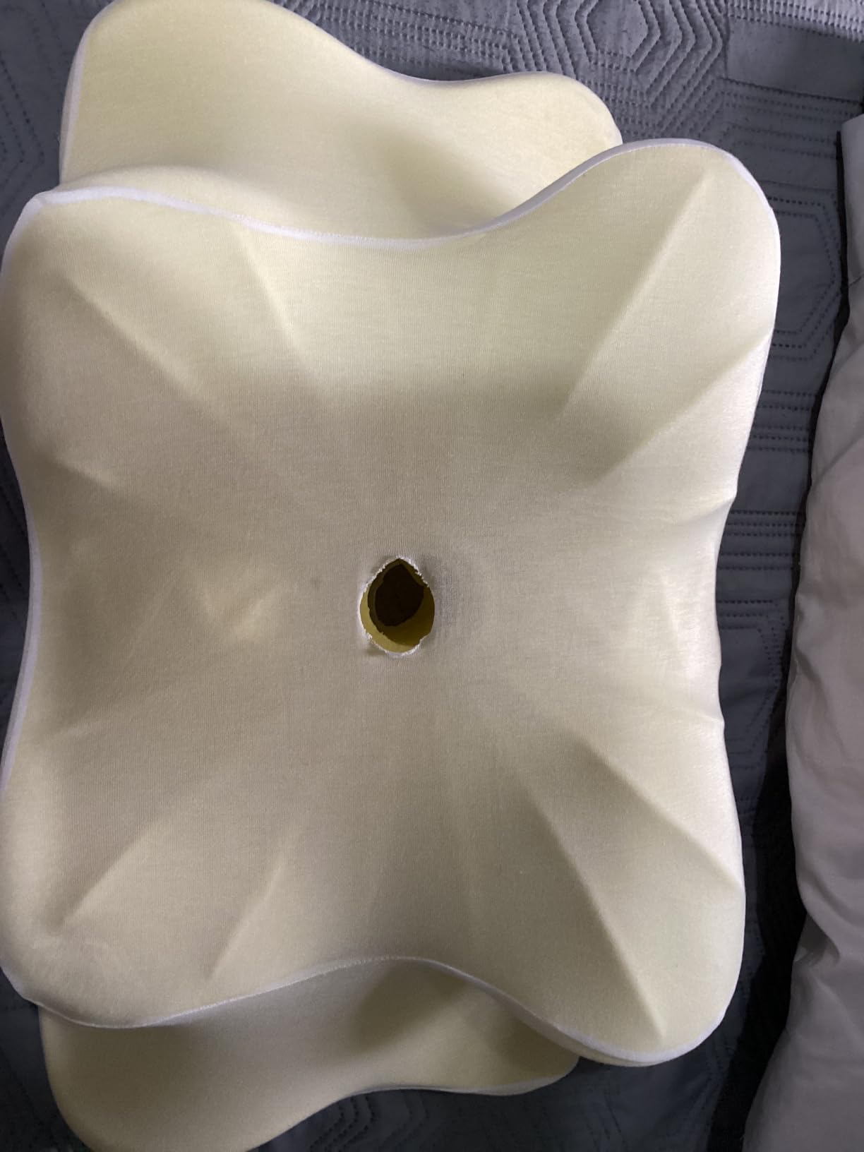 DONAMA Cervical Pillow for Neck and Shoulder Pain Relief, Cooling Contour Memory Foam Pillow, Dual-Height Ergonomic Neck Support Pillow for Side Back Stomach Sleepers with Removable Pillowcase customer photo 2