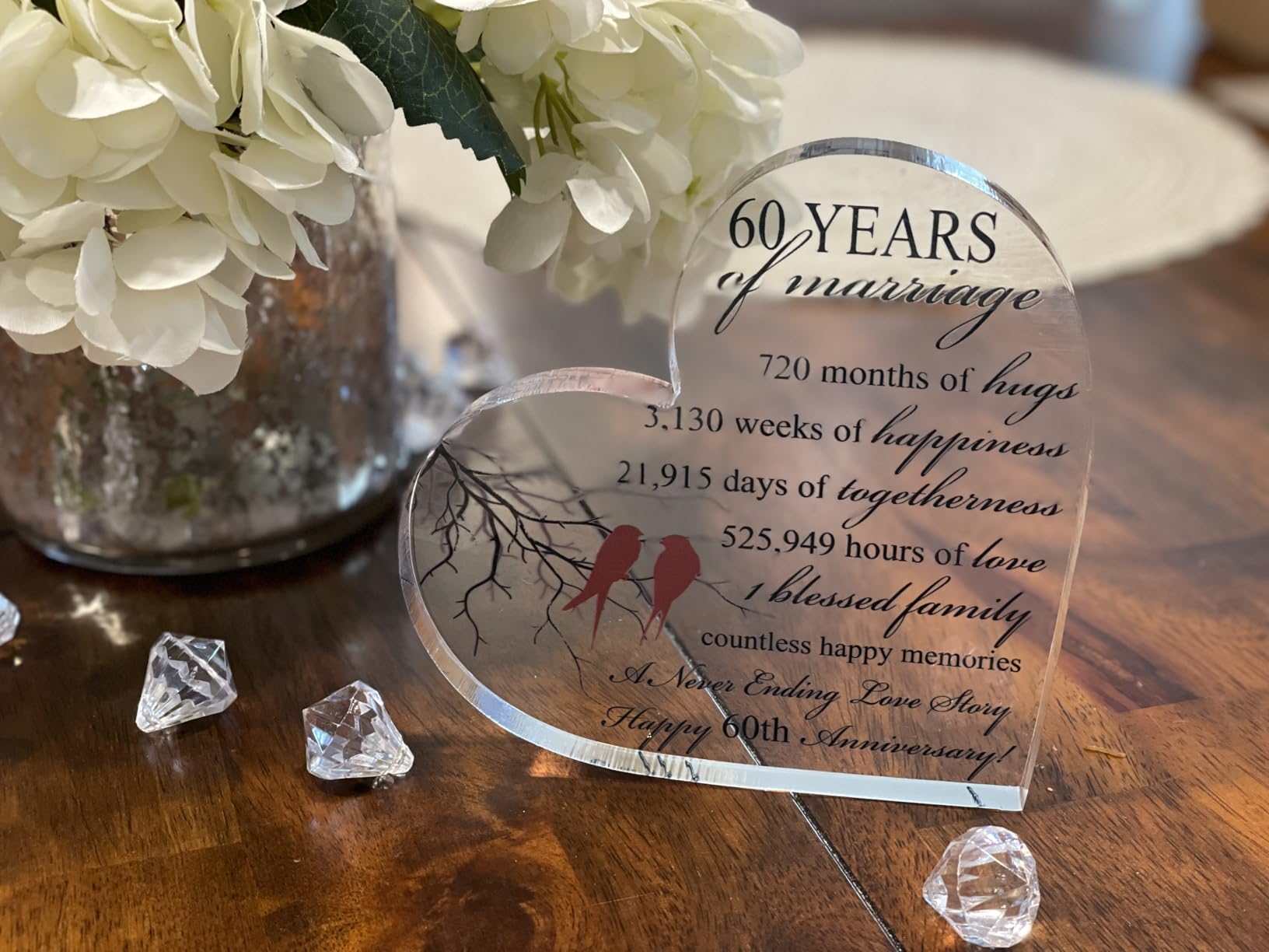 Qunclay 50th Years of Marriage Gift Wedding Anniversary Souvenir customer photo 1