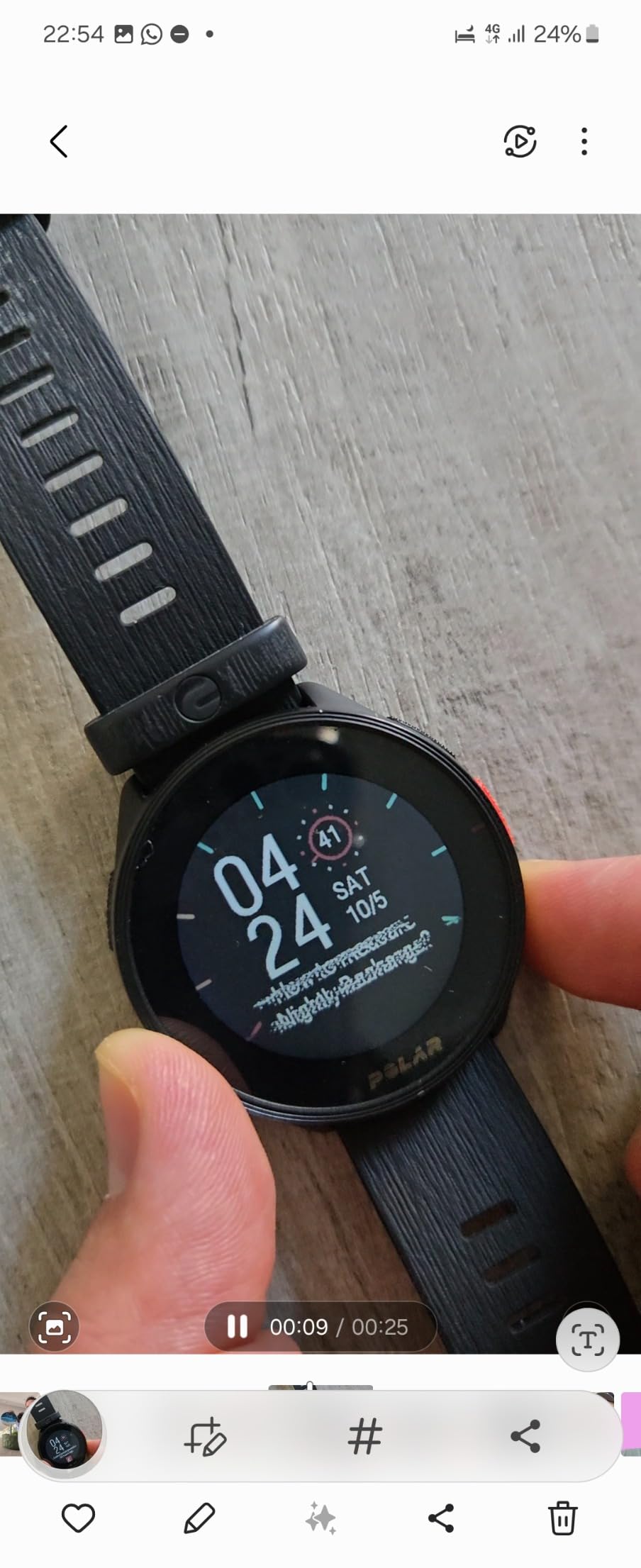 POLAR Pacer Ultra-Light GPS Fitness Tracker Smartwatch for Runners; S-L, for Men or Women, White customer photo 1