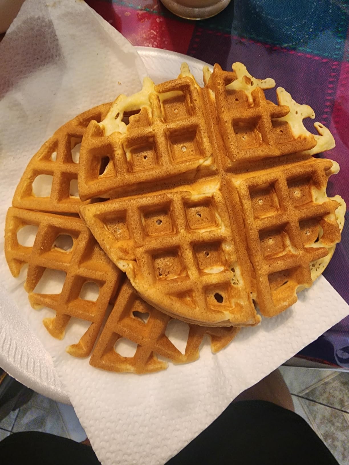 Waffle Maker, 1400W Double Belgian Waffle Iron 180° Flip, 8 Slices in 3 Mins, Rotating & Nonstick Plates, Anti-Scald, Removable Drip Tray Easy to Clean, Cool Touch Handle, Space-Saving Storage(Black) customer photo 2