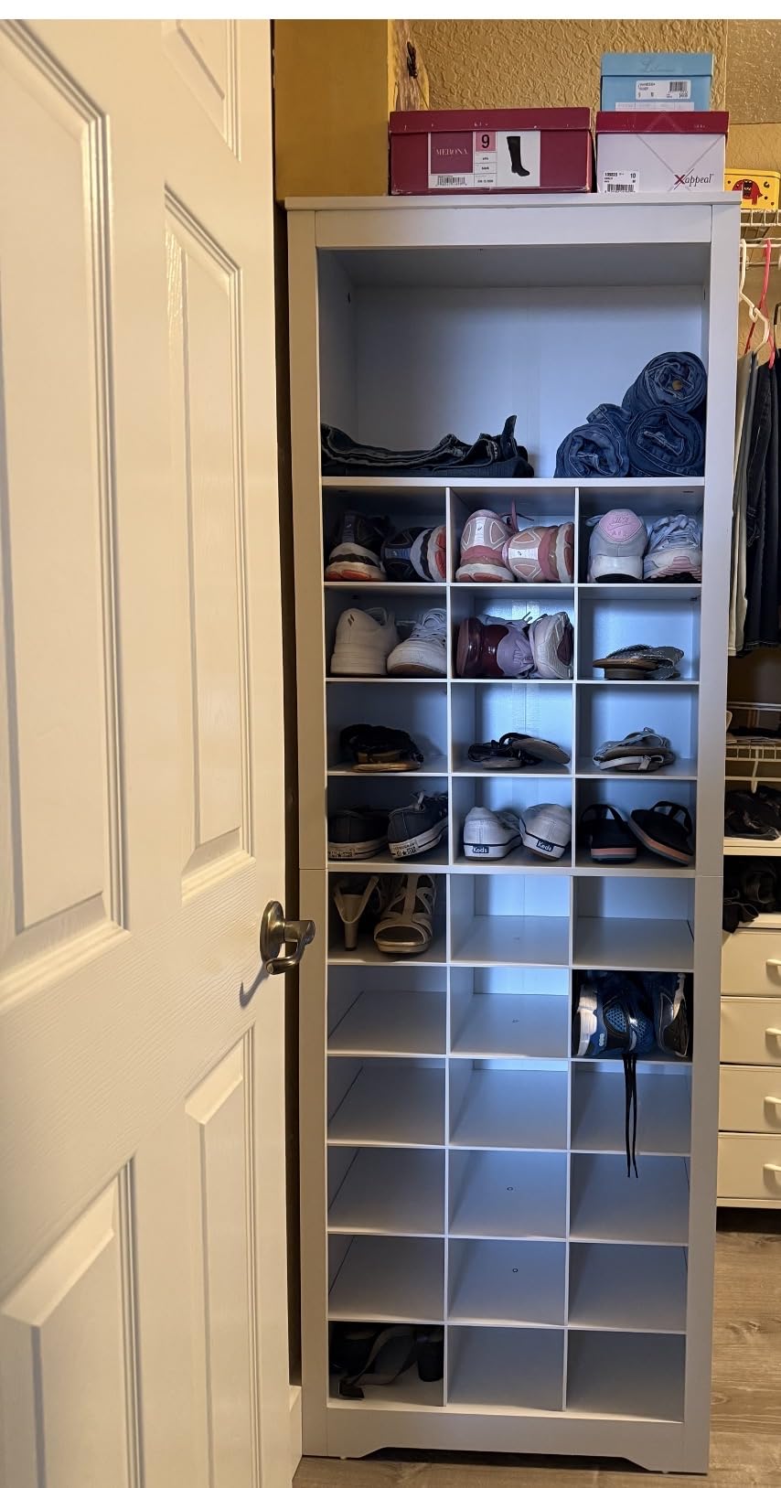 VASAGLE Tall Shoe Storage Cabinet, 10‑Tier, Holds Up to 30 Pairs of Shoes customer photo 1