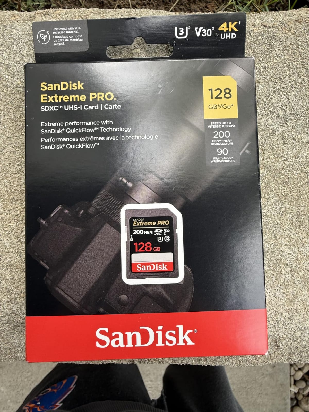 SANDISK 256GB Extreme PRO SDXC UHS-I Memory Card - C10, U3, V30, 4K UHD, SD Card - SDSDXXD-256G-GN4IN customer photo 1