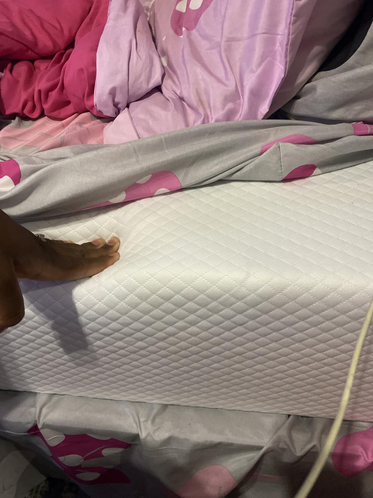 FDW | 10 Inch Queen Mattress | Medium Firm | Gel Memory Foam | White customer photo 1