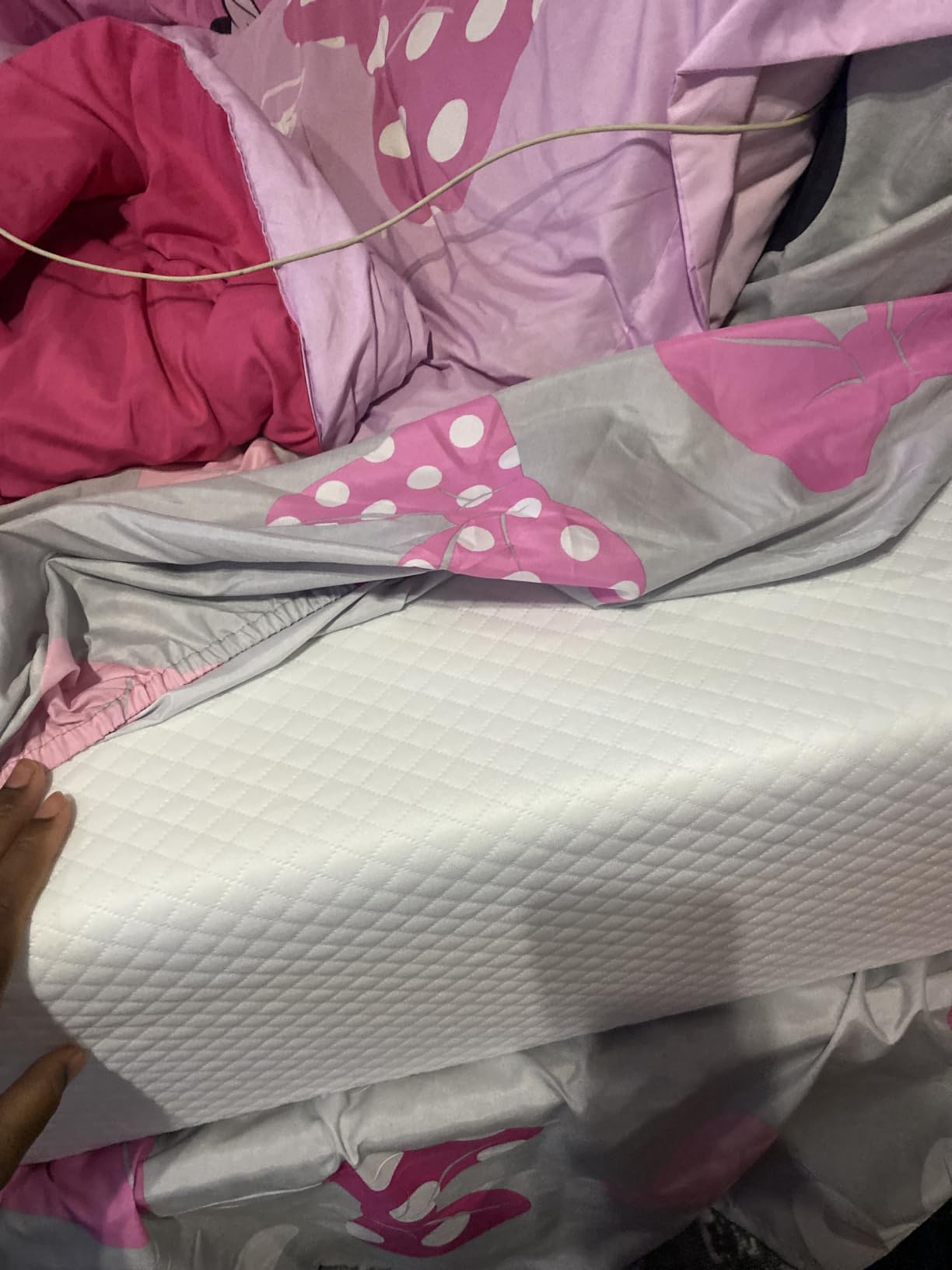 FDW | 10 Inch Queen Mattress | Medium Firm | Gel Memory Foam | White customer photo 2