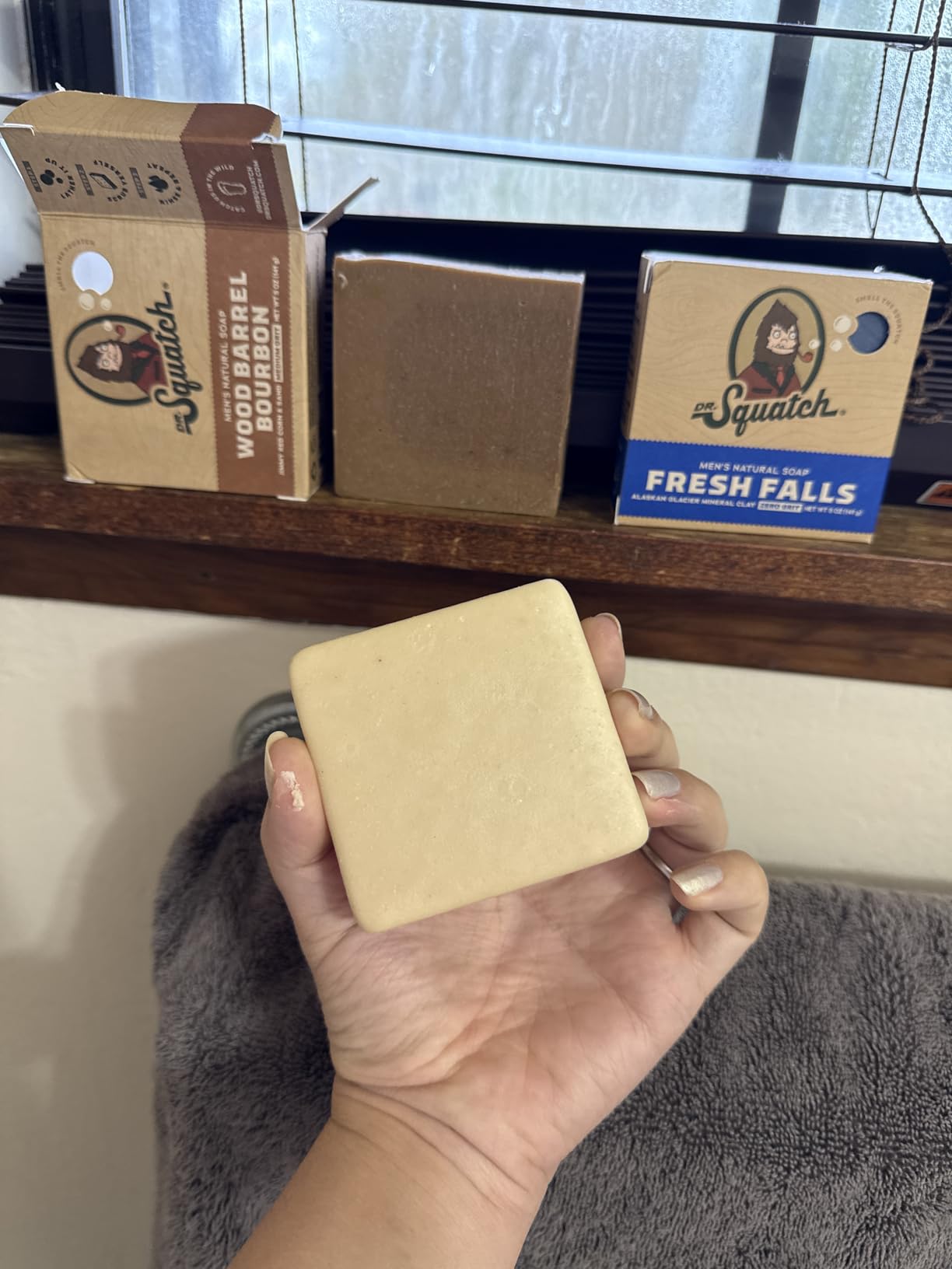 Dr. Squatch Natural Men’s Bar Soap, Body Soap Bar (5oz, 3-Pack) customer photo 1