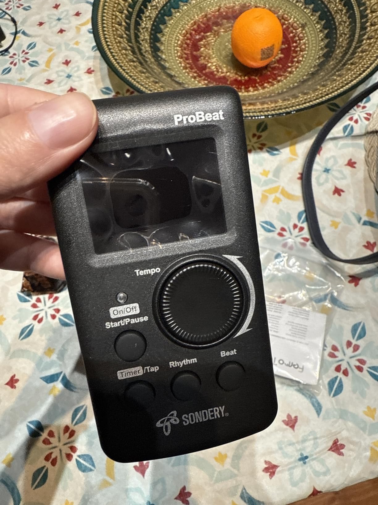 Sondery Digital Metronome Rechargeable Vocal Counting for Piano Guitar Drum customer photo 2