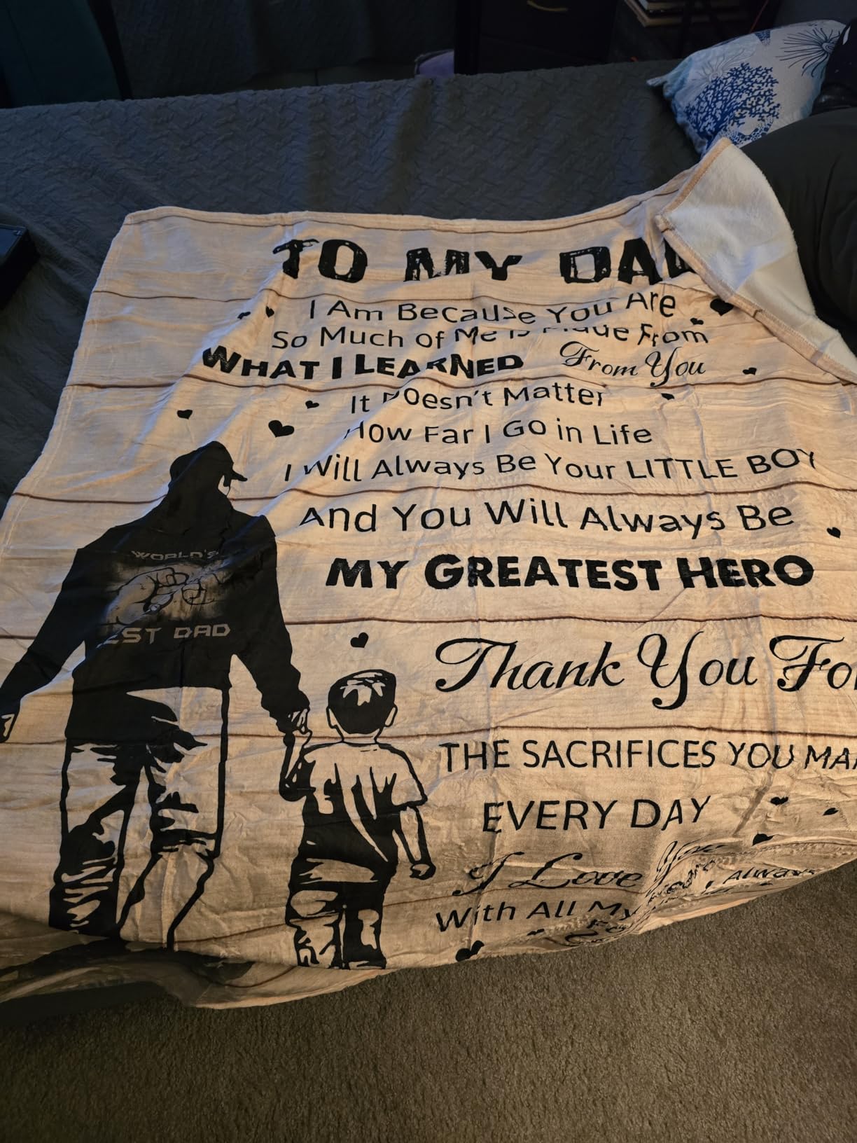 Long Distance Relationship Gifts, Boyfriend Birthday Gift Blanket 60
