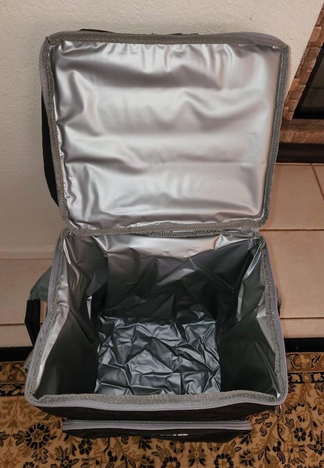 SDLINR Collapsible Cooler with Wheels, Rolling Cooler Bag for Beach Travel | Two-layer Large Capacity, Leakproof Food-grade EVA Liner, Insulated Soft Sided Rolling Coolers, Ice Chest with Wheels customer photo 1