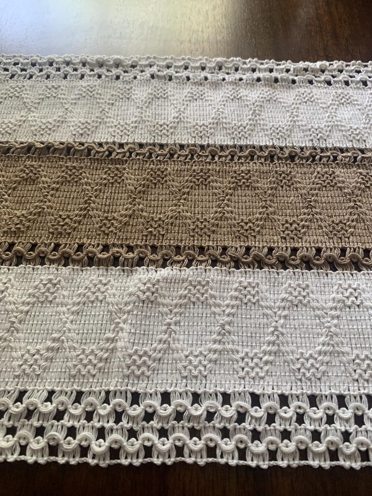FEXIA Boho Table Runner for Fall Home Decor 12x72 Rustic with Tassels customer photo 1