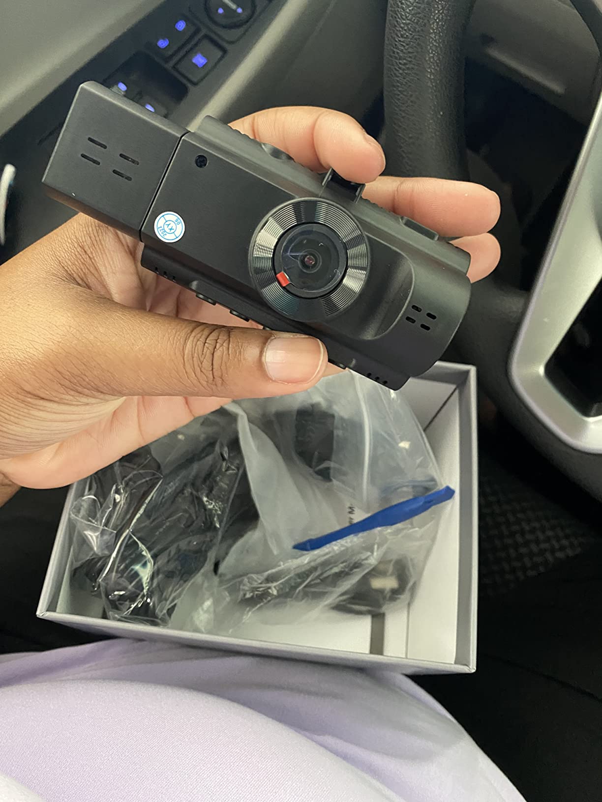 Dual Dash Cam Front and Inside, 1080P Car Camera with Infrared Night Vision customer photo 2