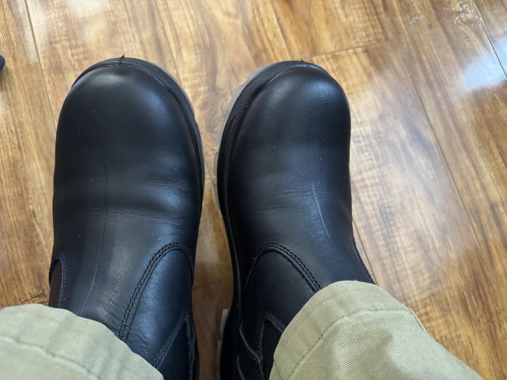 SUREWAY Men's Slip On Fire & Safety Work Boots Composite/Soft Toe customer photo 1