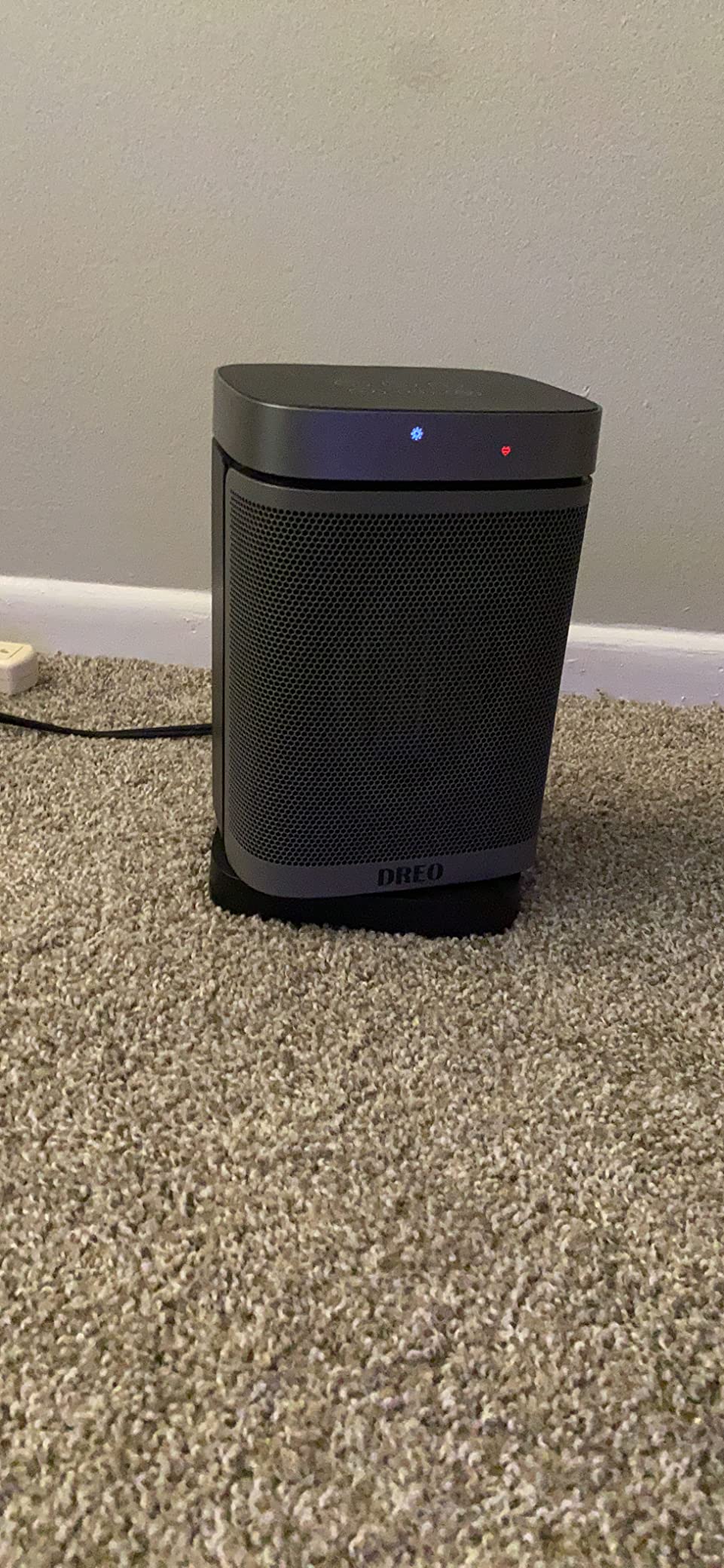 DREO Atom One Space Heater with Remote, 70°Oscillating Electric Heaters with Digital Thermostat, 1500W PTC Ceramic Heater, 12h Timer, Quiet Safety Heating, Portable Heater for Home Office customer photo 2