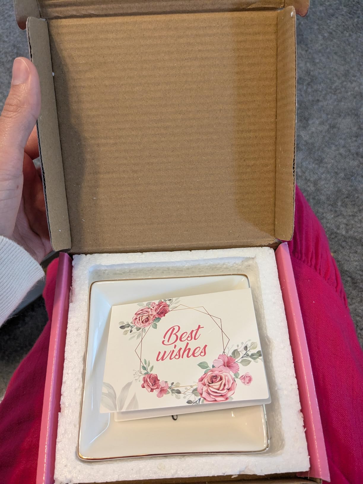 Piudee Aunt Gifts from Niece Jewelry Dish Tray Niece Gifts from Auntie customer photo 1