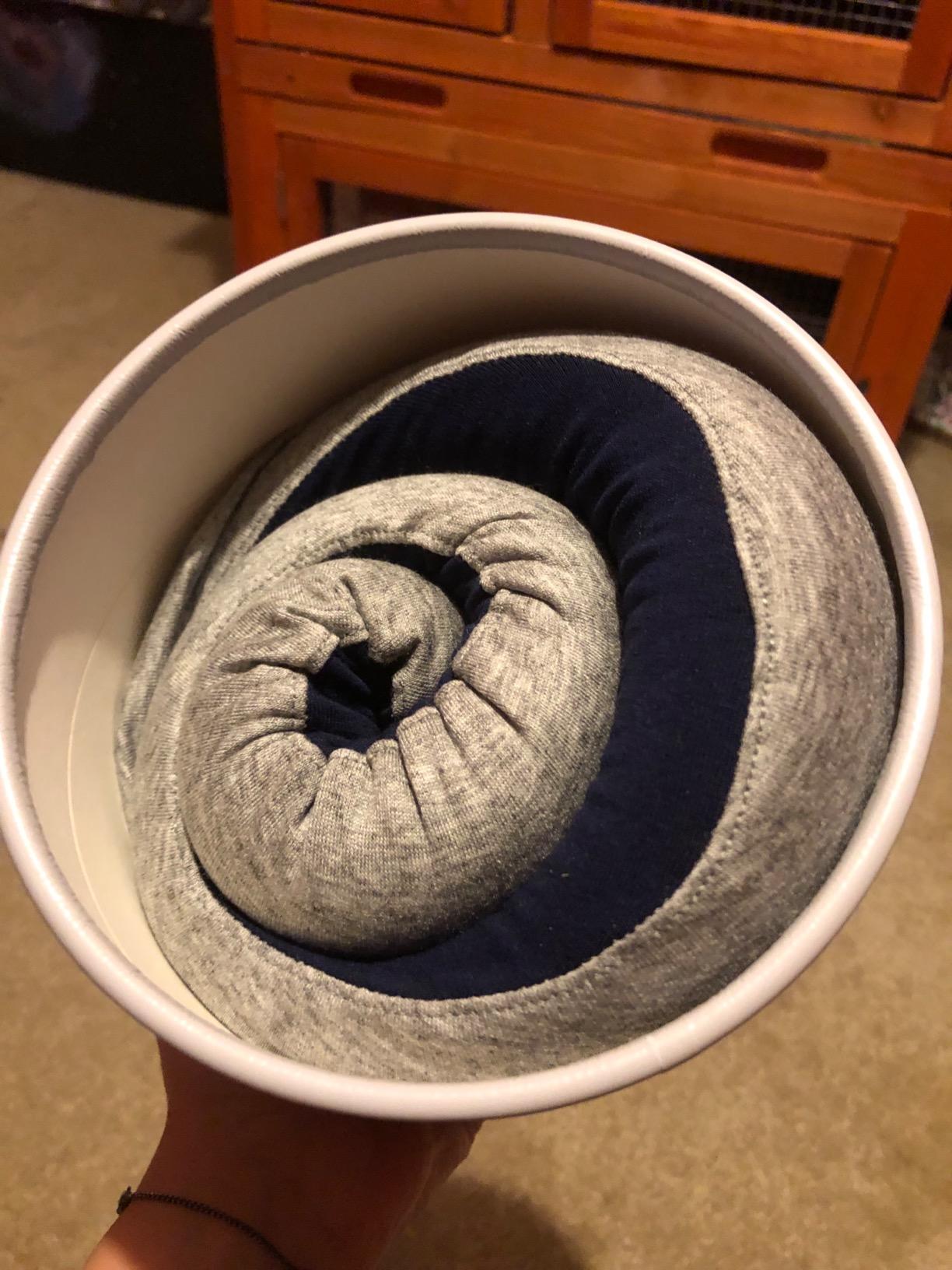 Ostrichpillow GO Travel Pillow, 360° Memory Foam Support, Soft & Washable customer photo 1