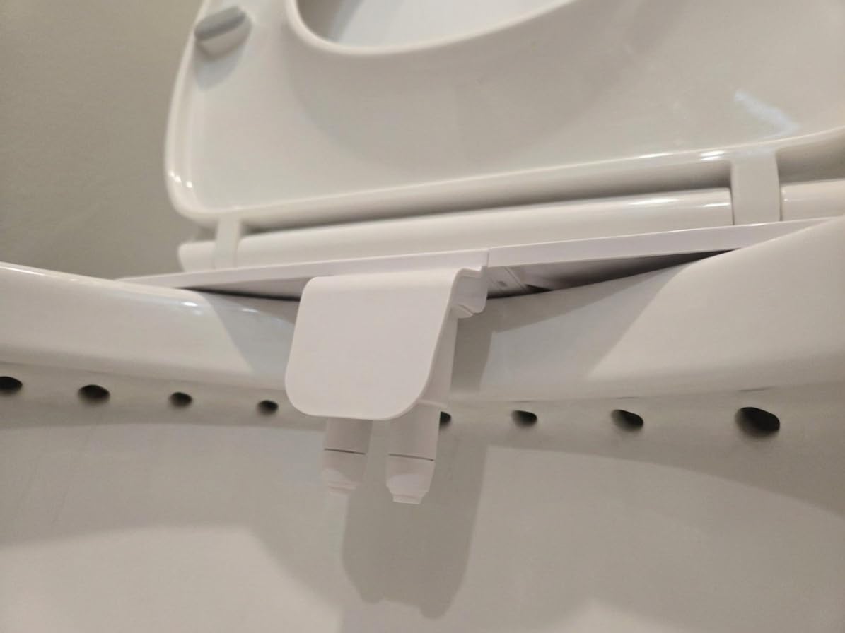 BIGCOW Ultra-Slim Bidet Attachment for Toilet - Dual Nozzle (Frontal & Rear Wash) with Adjustable Cold Water Pressure and Stainless Steel Inlet - Hygienic Solution for Fresh Cleanliness, Silver 1 Pcs customer photo 1