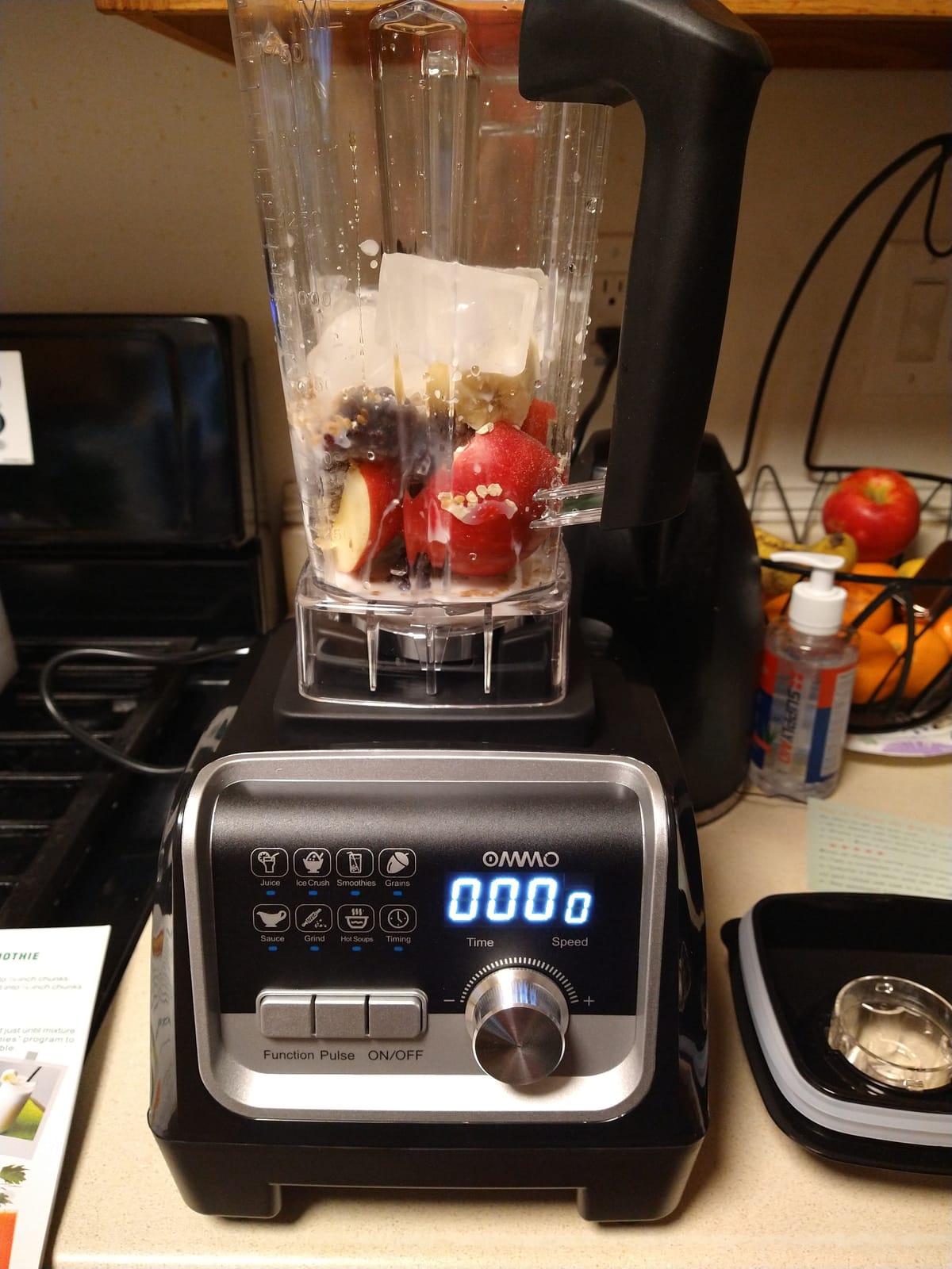 OMMO Blender 1800W, High Speed Countertop Blender with 60oz BPA-Free Jar customer photo 2