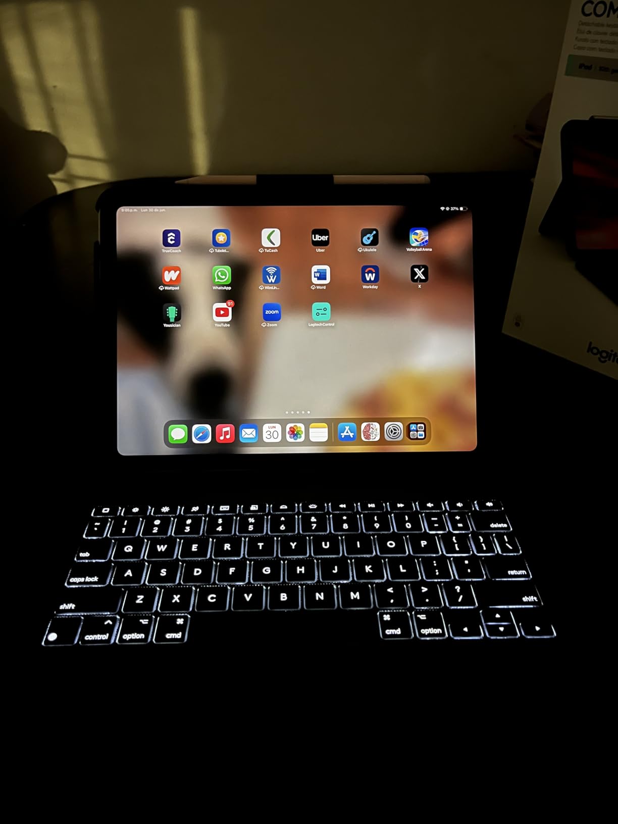 Logitech Combo Touch, Detachable iPad Keyboard Case 10th gen - Oxford Gray customer photo 1