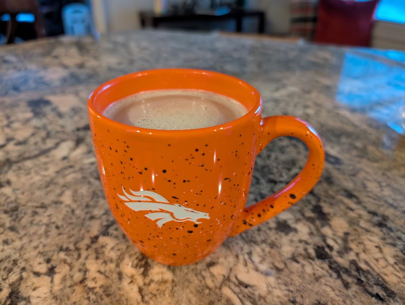 Rico Industries NFL Football 16 oz Team Color Laser Engraved Speckled Ceramic Coffee Mug customer photo 1