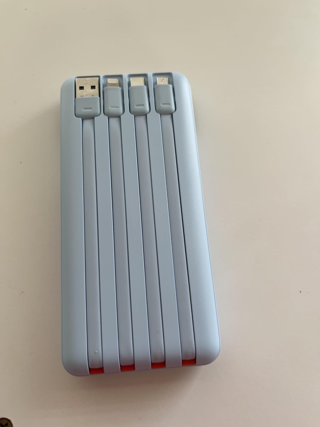 charmast Power Bank Portable Charger with Reinforced Built-in 4 Cables customer photo 2