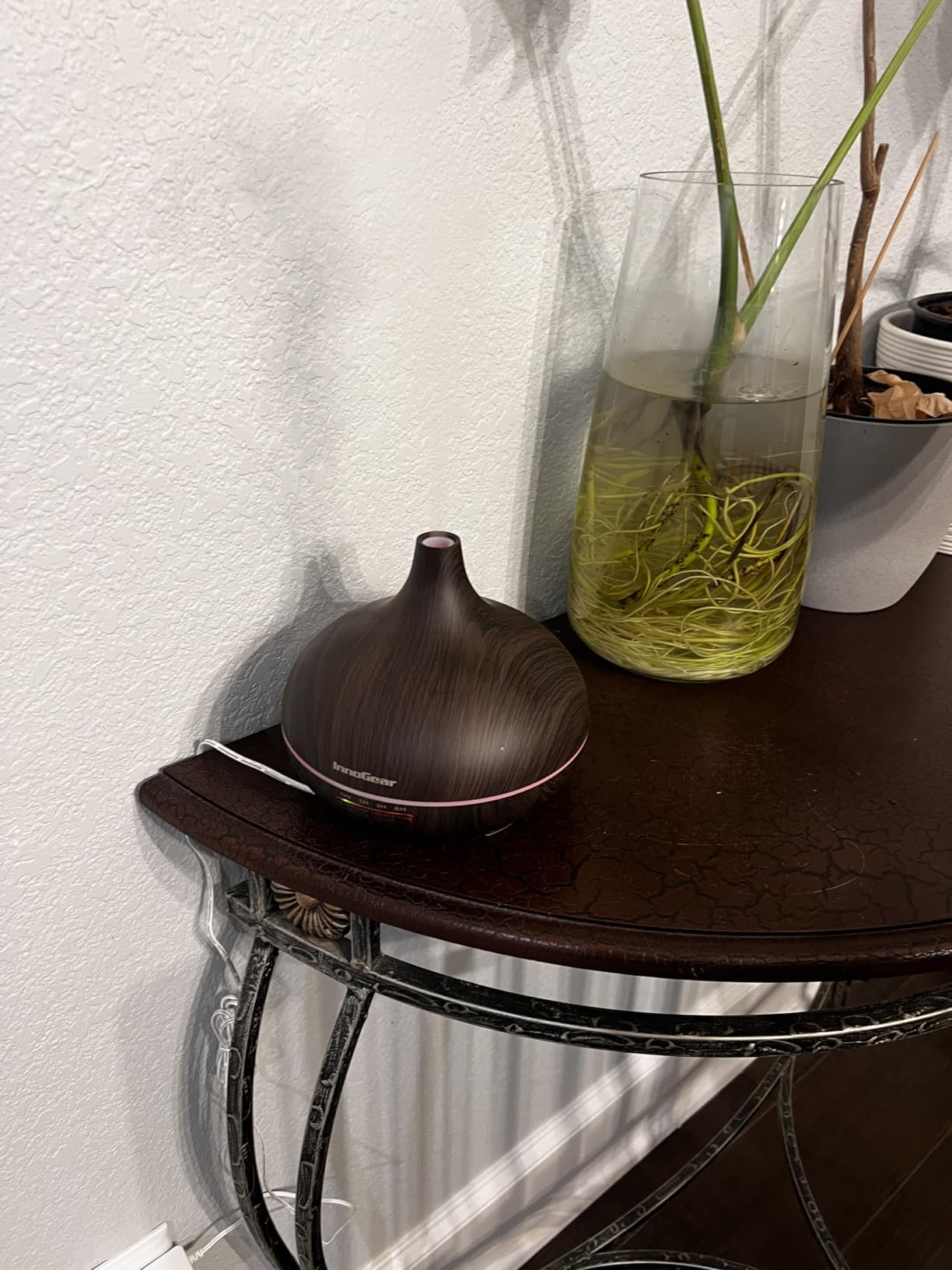 InnoGear 400ml Aromatherapy Essential Oil Diffuser 10 Oils Gift Set, Dark customer photo 2