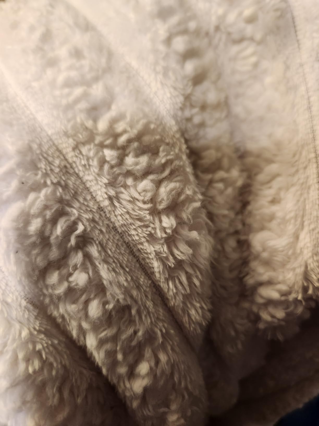 Bedsure GentleSoft White Throw Blanket for Couch - Halloween Fall Decorations for Home Living Room Decor, Cozy Fleece Fall Blanket for Sofa, Birthday Gifts for Women Mom Her, Off White, 50x60 Inches customer photo 1