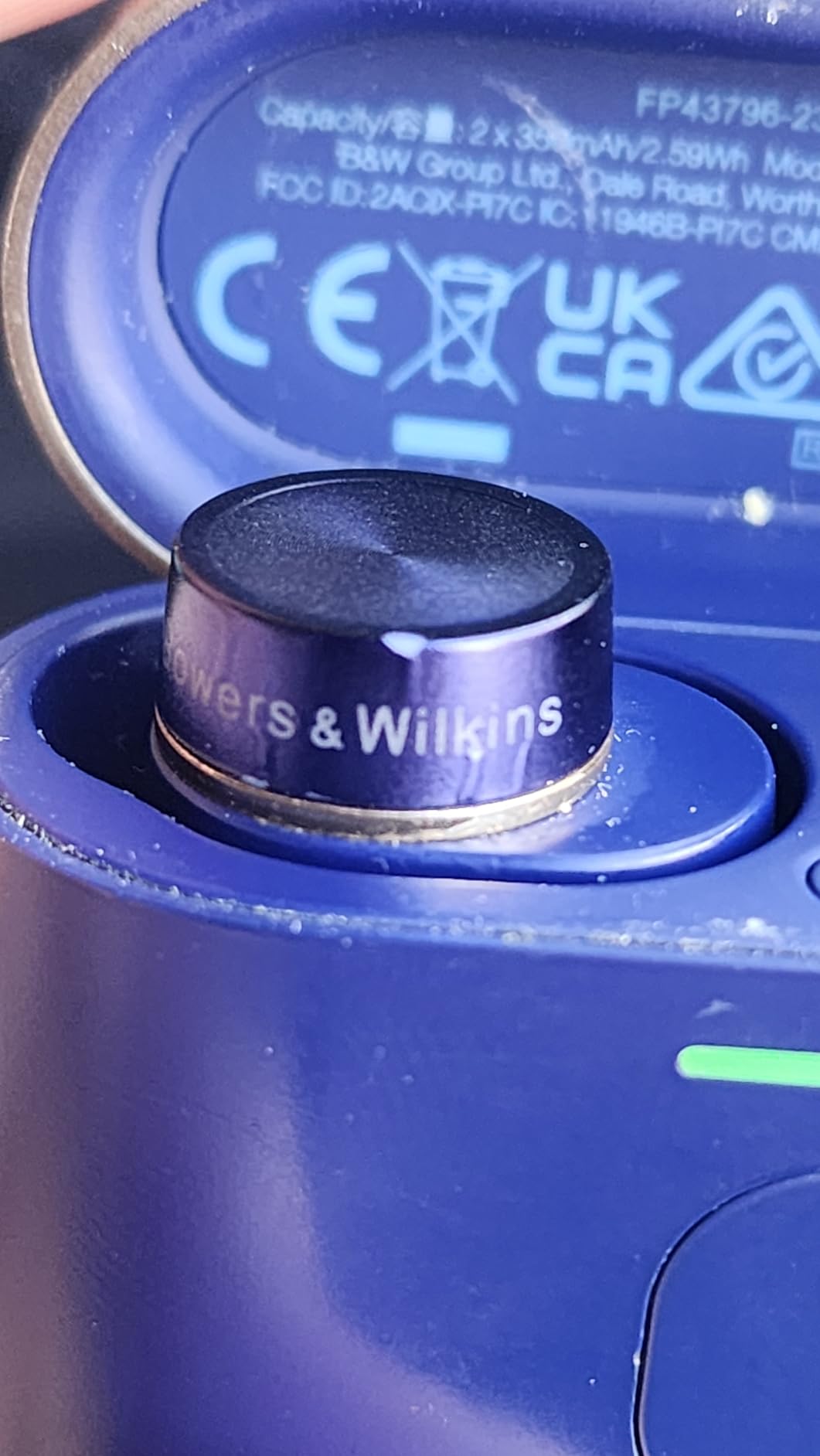 Bowers & Wilkins Pi7 S2 True Wireless Earbuds, Midnight Blue customer photo 2